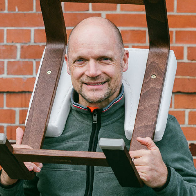Portrait d’un membre souriant de la communauté FeetUp