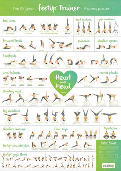 Le poster FeetUp original avec plus de 100 postures