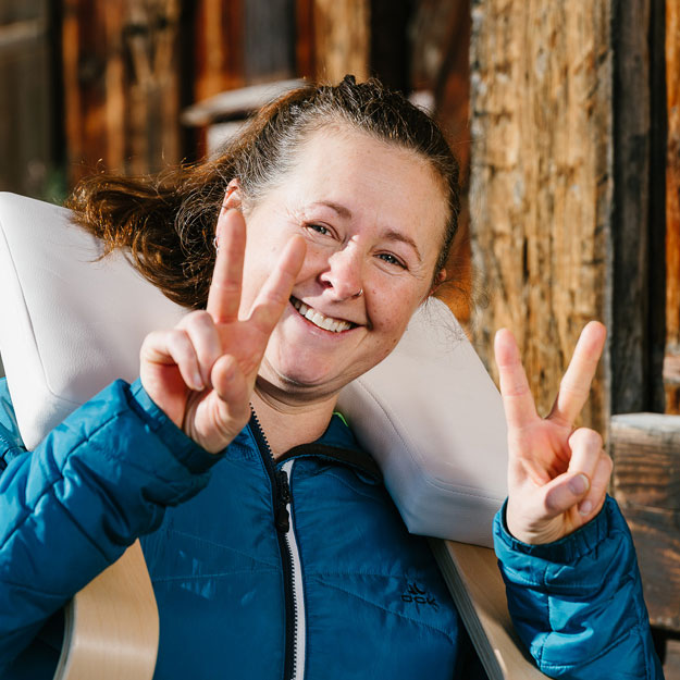Portrait d’un membre souriant de la communauté FeetUp